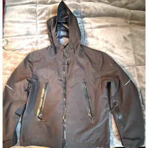 Michael Kors Reflective Sport Coat with Hood in Charcoal Size Large Mens Jacket